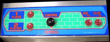 Space Panic control panel