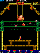 Donkey Kong 3 gameplay screen shot