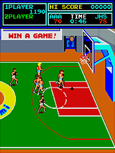 Super Basket Ball gameplay screen shot
