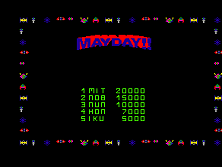 Mayday title screen