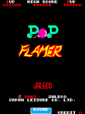 Pop Flamer title screen