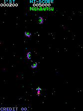 Moon Cresta gameplay screen shot