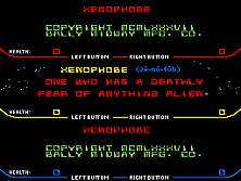 Xenophobe title screen