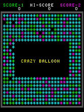 Crazy Balloon title screen