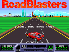 Road Blasters title screen