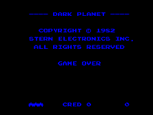Dark Planet title screen
