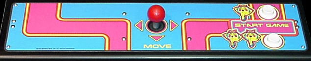 Ms. Pac-Man control panel