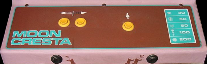 Moon Cresta control panel