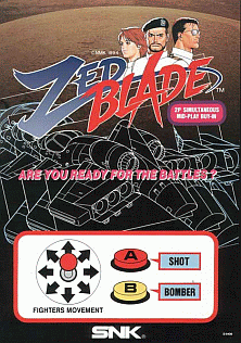Zed Blade promotional flyer