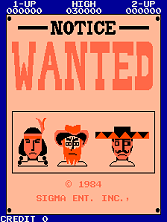 Wanted title screen