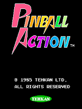 Pinball Action title screen