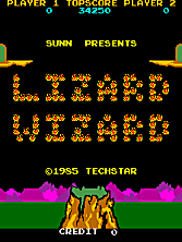 Lizard Wizard title screen