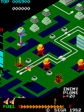 Super Zaxxon gameplay screen shot