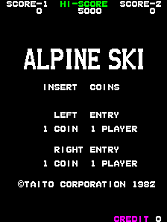 Alpine Ski title screen