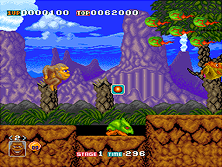 Toki gameplay screen shot