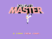 Kung-Fu Master title screen