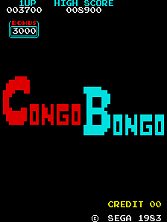 Congo Bongo title screen