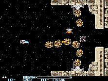 R-Type II gameplay screen shot