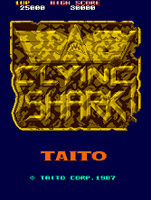 Flying Shark title screen