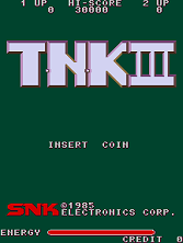 TNK III title screen