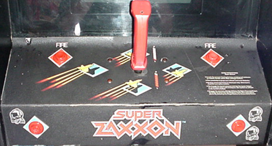 Super Zaxxon control panel