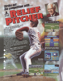 Relief Pitcher promotional flyer