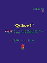 Q*Bert title screen