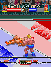 Wrestle War gameplay screen shot