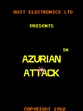 Azurian Attack title screen