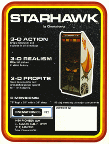 Star Hawk promotional flyer