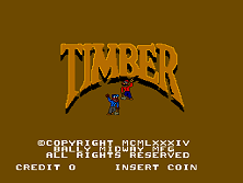 Timber title screen