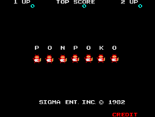 Ponpoko title screen