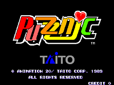 Puzznic title screen