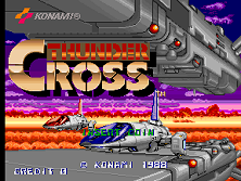 Thunder Cross title screen