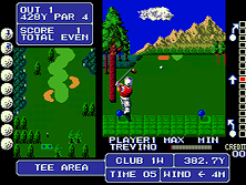 Fighting Golf gameplay screen shot