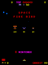 Space Firebird title screen