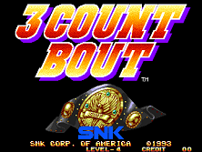 3 Count Bout (Fire Suplex) title screen
