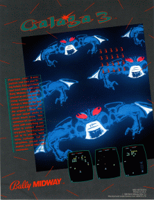 Galaga 3 promotional flyer