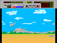 Choplifter gameplay screen shot
