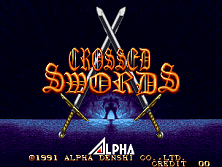 Crossed Swords title screen