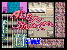 Alien Syndrome title screen