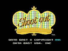 Shoot Out title screen