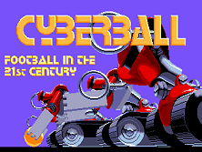 Cyberball title screen