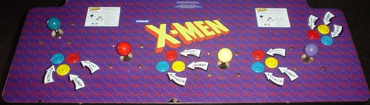 X-Men control panel