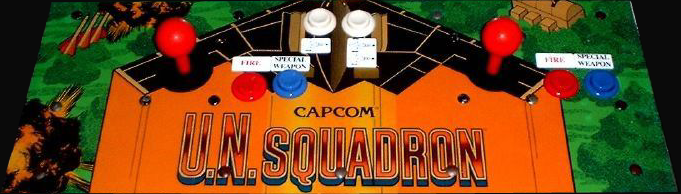 UN Squadron control panel