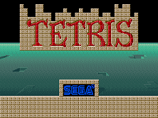 Tetris title screen