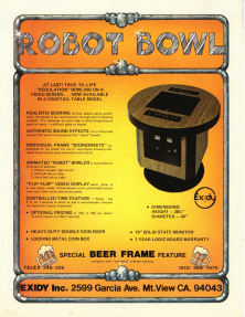 Robot Bowl promotional flyer