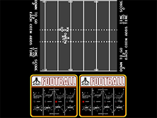 Atari Football gameplay screen shot