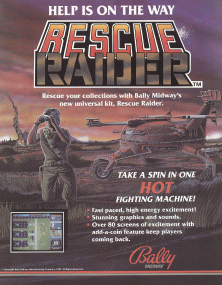 Rescue Raider promotional flyer