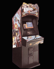 Escape from the Planet of the Robot Monsters cabinet photo
